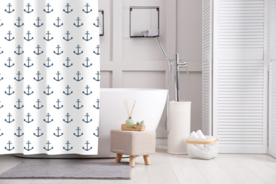 SHOWER CURTAIN ANCHOR PEVA