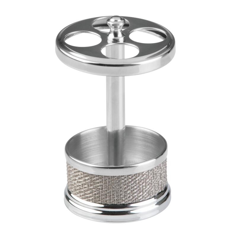 iDesign Twillo Toothbrush Holder Stand  Metallico 1 Each 39282