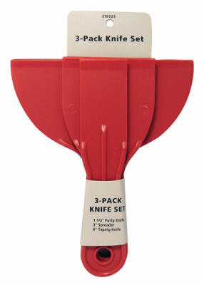 Master Painter Plastic Putty Knife  3 Pack 1 Set 4718TV