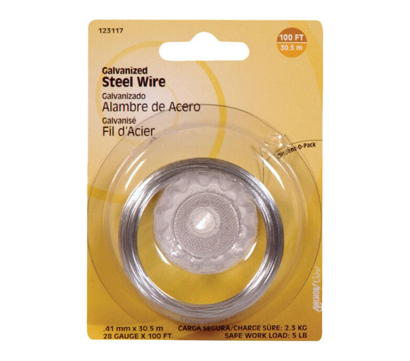  Hillman  28 Guage Galvanize Wire 100 Foot 1 Roll 123117