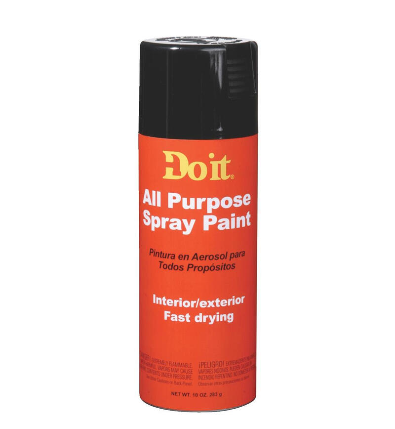 Do It Best Gloss Spray Paint 10oz Black 1 Each 9000 203301