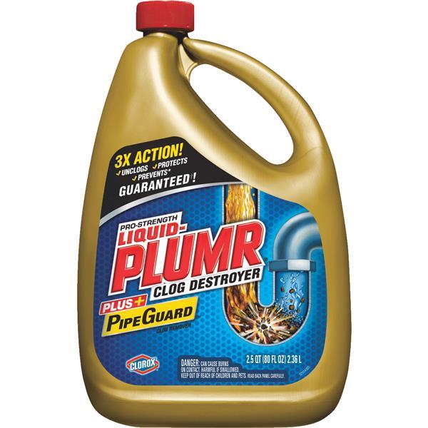 Clorox Liquid-Plumr Pro-Strength Full Clog Destroyer 80oz 1 Each 00228