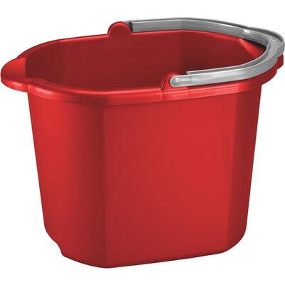 Sterilite Pail Dual Spout 16 Quart Red 1 Each 11215806