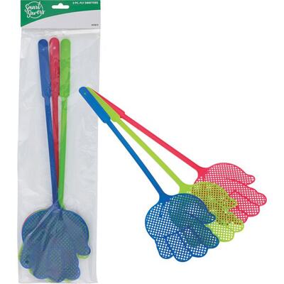  Smart Savers Fly Swatters 3 Piece 1 Each HA063