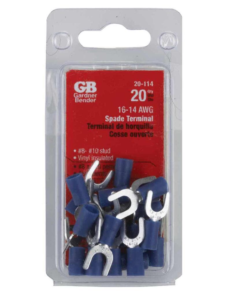 Gardner Bender Ring Terminal 16-14Awg 20 Pack 20-114