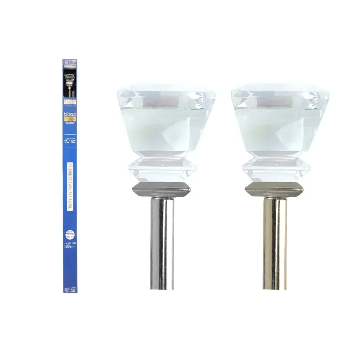 CURTAIN ROD MTL PAPERBOX SILV