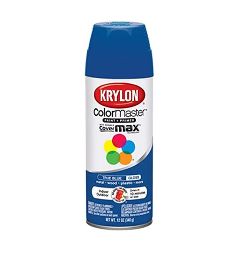 Krylon Colormaxx Gloss Spray Paint 12oz True Blue 1 Each K05191007 K05543007