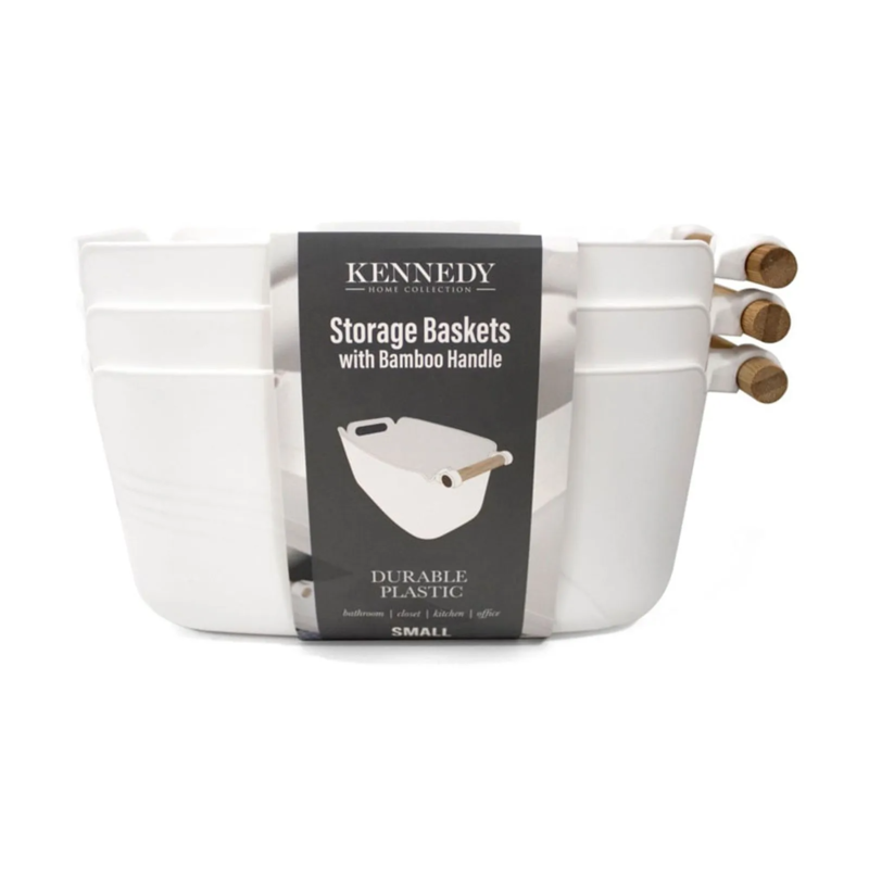 PLASTIC W/BAMBOO HANDLE 3PK