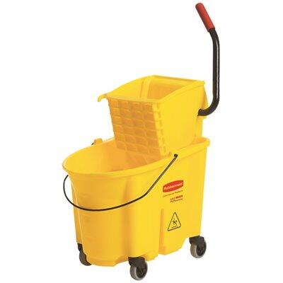 Rubbermaid Mop Bucket With Wringer 35qt Yellow 1 Each FG758088YEL