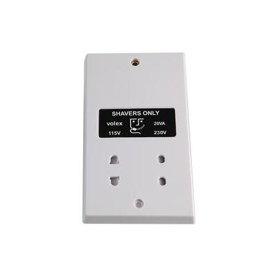  Crabtree Shaver Socket  Dual-V 1 Each VX9800