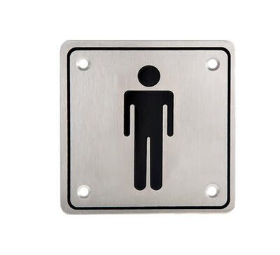 Toledo For Men Sign Plate Stainless Steel 1 Each T-TSP001SSS