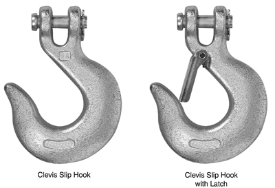 CLEVIS SLIP HOOK W/LATCH 5/16