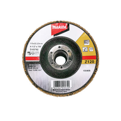  Makita  Flap Disc Z120 4-1/2 Inch 115mm 1 Each D-53752