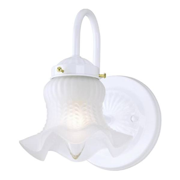 Westinghouse Wall Bracket 1 Light White 1 Each 66375