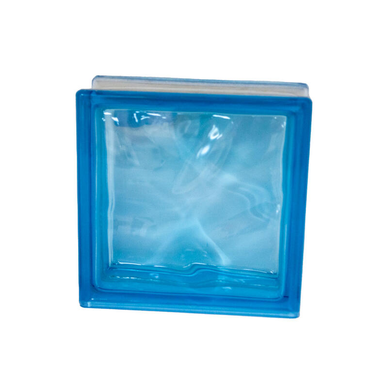 Glass Block Azur Wave 1 Each BLSE112726 BLSE12216