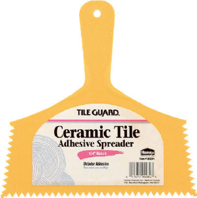  Tile Gaurd Adhesive Spreader Knife 1/4 Inch Notch 8 Inch  1 Each 00084
