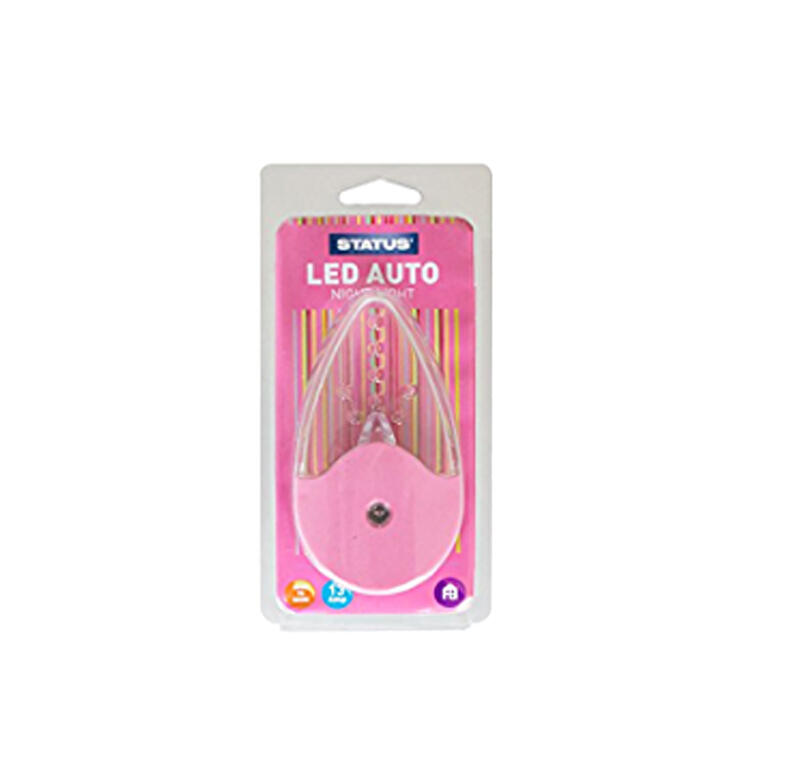 Status Auto Night Light Pink LED 1 Each SLEDNLBP1PK3
