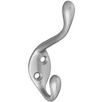  National  Coat And Hat Wardrobe Hook Satin Nickel  1 Each N331082