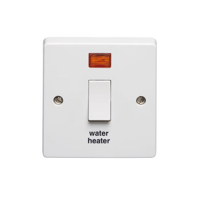 Crabtree Control Switch Double Pole Neon 20a 1 Each 4015/31