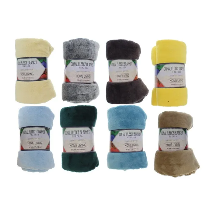 Coral Fleece Blanket Assorted 1 Each 720-0448693