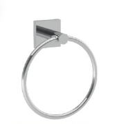 TOWEL RING CP ZINC SS