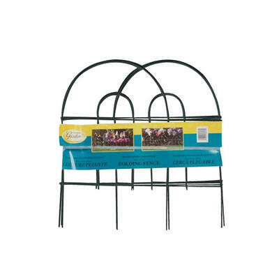 Green Round-Top Garden Fence 18 Inch x 8 Feet 1 Each 89312