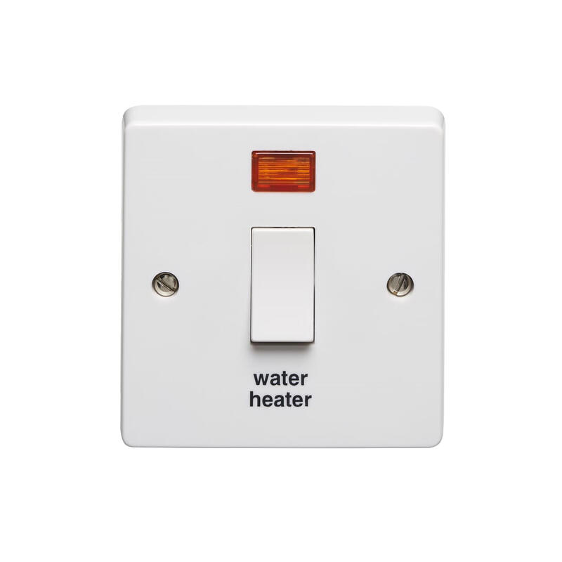 Crabtree Control Switch Double Pole Neon 20a 1 Each 4015/31