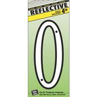  Hy-Ko House Number 0 4 Inch  White 1 Each 30610