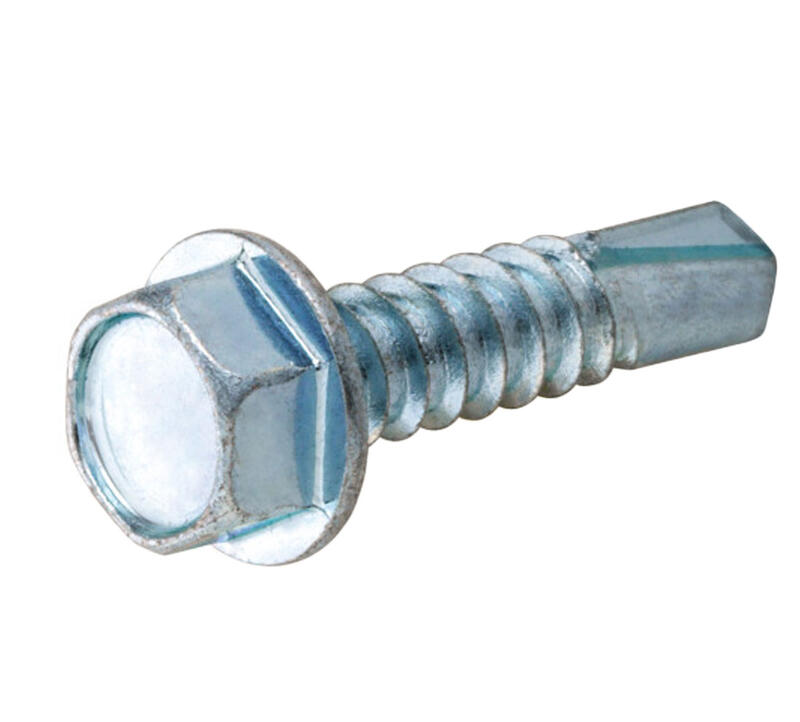  Hillman  Hex Washer Head Self-Drilling Screw #8x1 Inch  Zinc 1 Each 560318