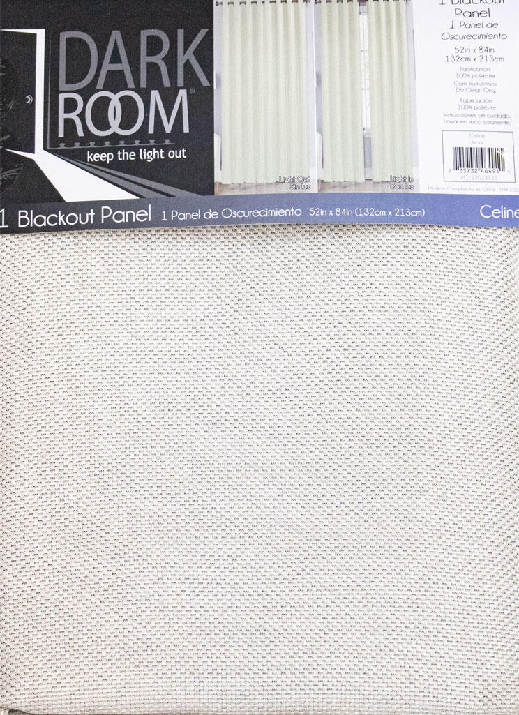 VC Curtain Blackout Panel Ivory 1 Each CEL-PNL-5584-EL-IVORY
