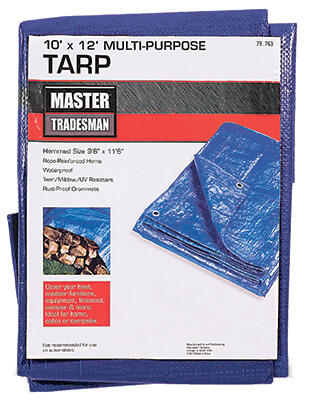 Tru Guard Storage Tarp Cover 10x12 Foot Blue 1 Each MT10X12