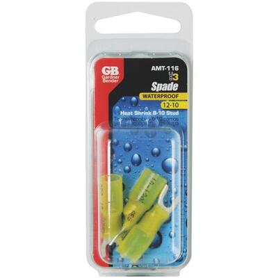 Gb Electrical Spade Terminal 12-10Awg 1 Each AMT-116
