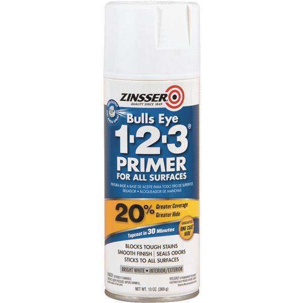 Zinsser Bulls Eye Primer Spray Paint 13oz White 1 Each 2008