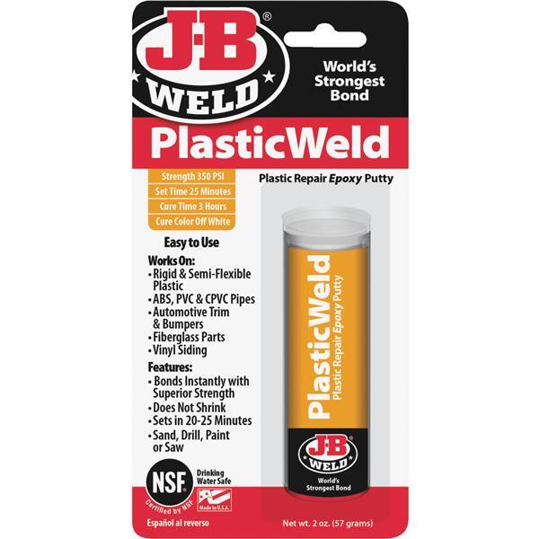 J B Weld  Plastic Weld  Epoxy Putty 2 Ounce 1 Each 8237