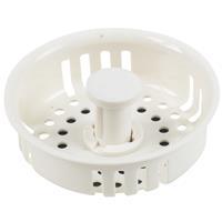  Do It Best  Basket Strainer Stopper 3-1/2 Inch  White 1 Each 427023