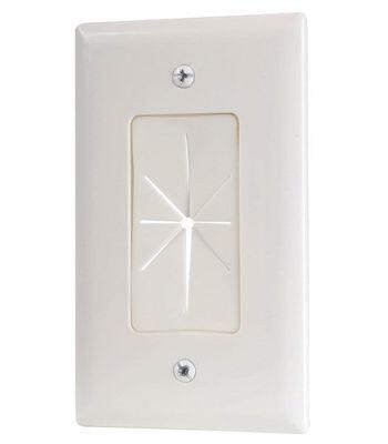 Audiovox Wall Plate Pass Thru White 1 Each VH64R