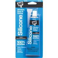  Dap Window Door And Siding Silicone Sealant 2.8 Ounce  White 1 Each 00752