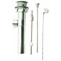  Do It Best  Plastic Pop Up 1-1/4 Inch  Chrome  1 Each 418738