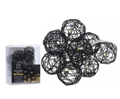  Christmas Lights With Balls Silver 1 Each AX5301330