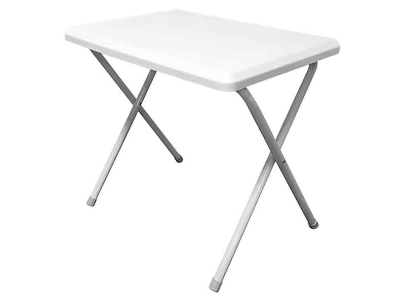  Milestone Foldaway Resin Table White 1 Each 28000