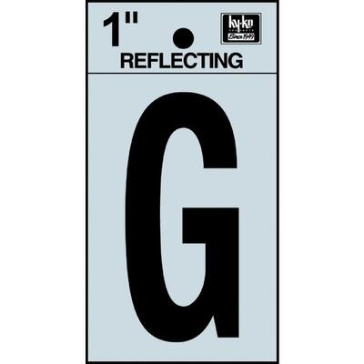  Hy-Ko Reflective Adhesive Letter G 1 Inch  1 Each RV-15/G