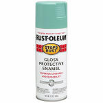 Rust-Oleum Stops Rust Gloss Enamel Spray Paint 12oz Turquoise 1 Each 284678