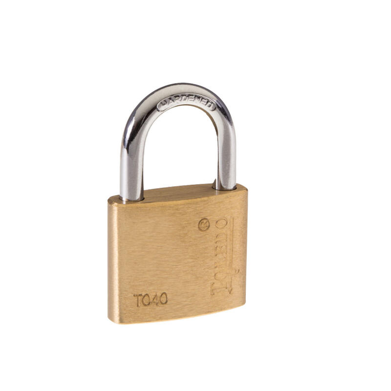 Toledo Padlock  40mm Brass 1 Each T-TO40