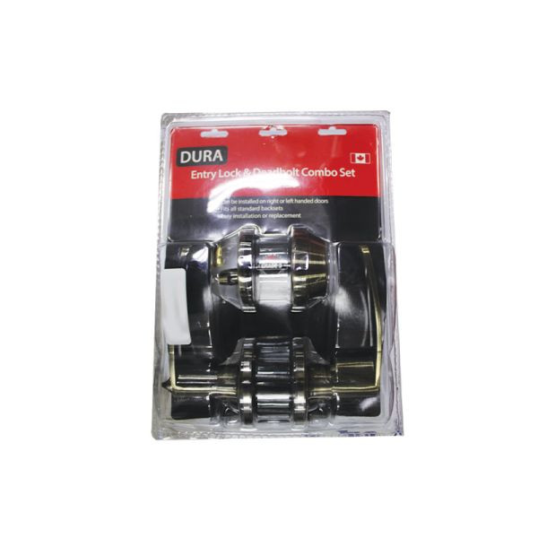 COMBO SET LEVER W/DEADBOLT AB