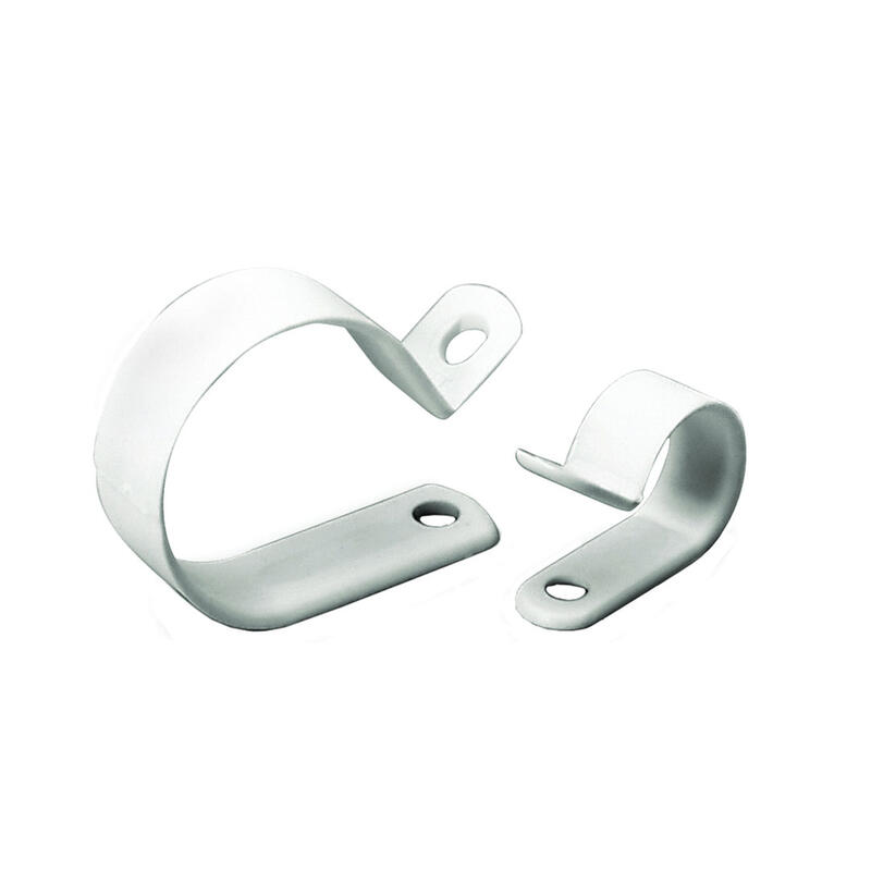 Ecm Industries Clamp Plastic 1/4 Inch White 18 Pack PPC-1525