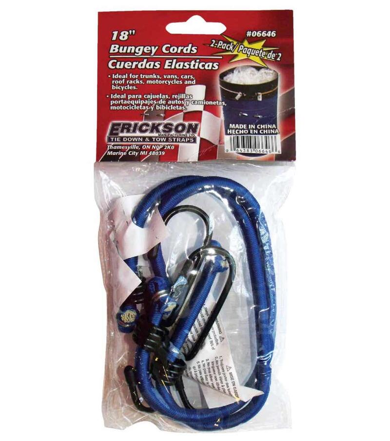  Erickson  Steel Bungee Cord Set  8mmx18 Inch  1 Each 6646