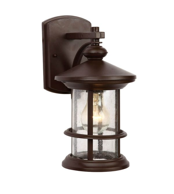 Ilumitec Wall Lamp Outdoor E27 2 Light 60W 1 Each 7780W-BR
