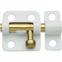  National  Window Bolt 2 Inch White 1 Each N248-492