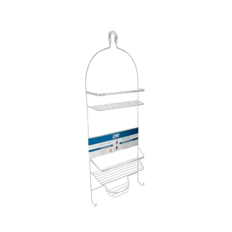 SHOWER CADDY MTL WHITE