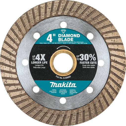  Makita General Purpose Diamond Wheel  4 Inch  1 Each B-69680
